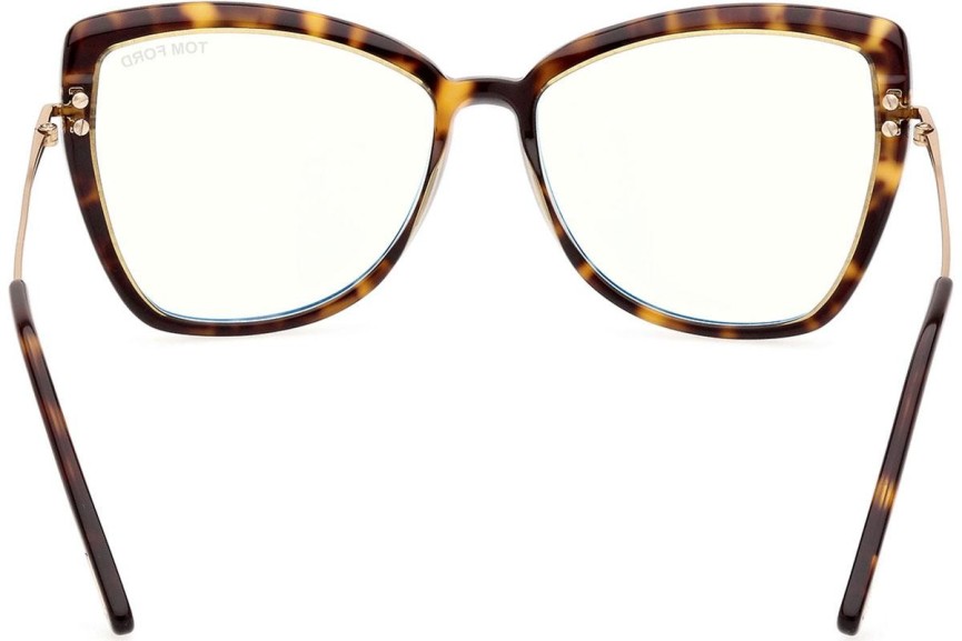 Očala Tom Ford FT5882-B 056 Cat Eye Havana