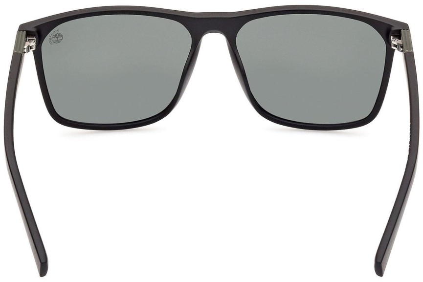 Sončna očala Timberland TB9312 02R Polarized Kvadratna Črna