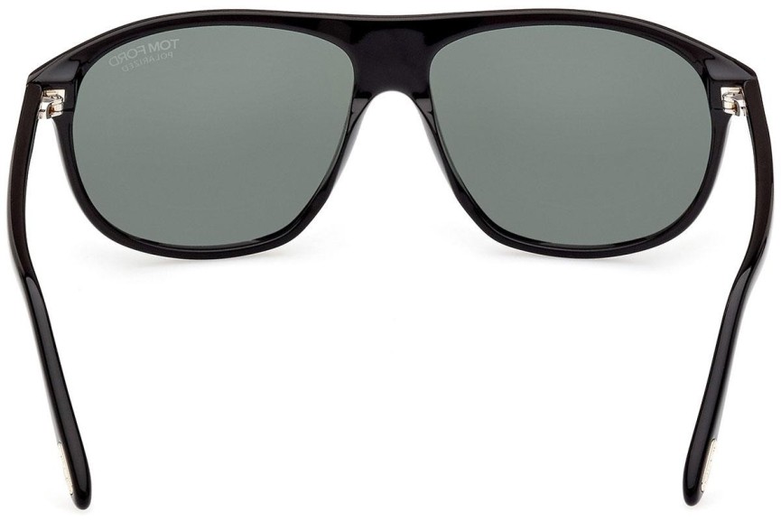 Sončna očala Tom Ford FT1027 01R Polarized Pilotska Črna