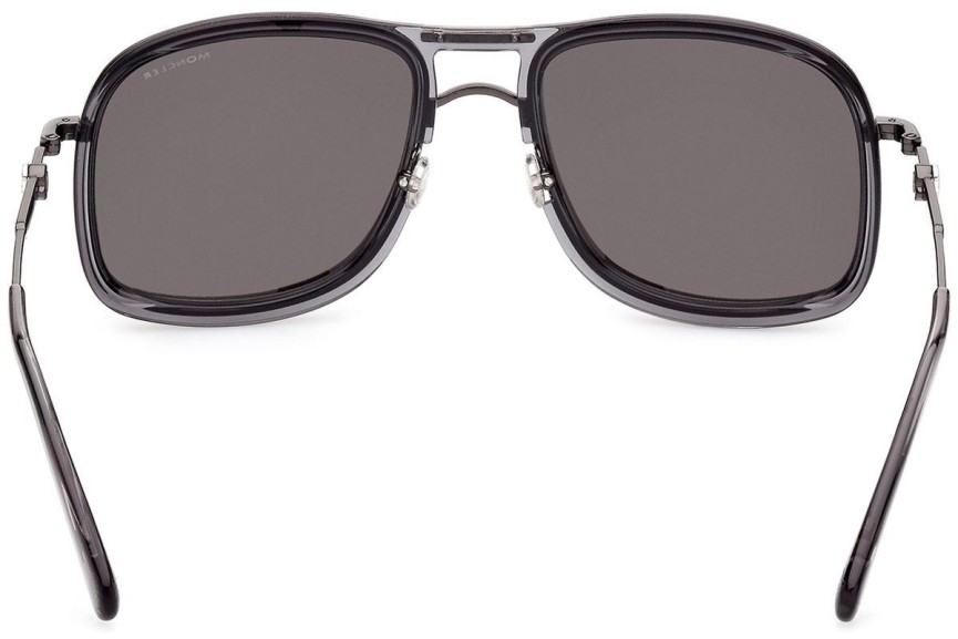 Sončna očala Moncler ML0223 01D Polarized Pilotska Črna