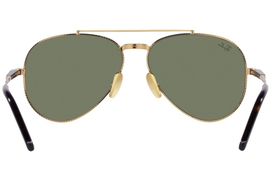 Sončna očala Ray-Ban Aviator Titanium Titanium Collection RB8225 313852 Pilotska Zlata