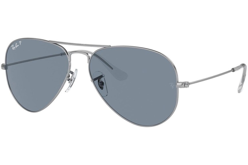 Sončna očala Ray-Ban Aviator RB3025 003/02 Polarized Pilotska Srebrna