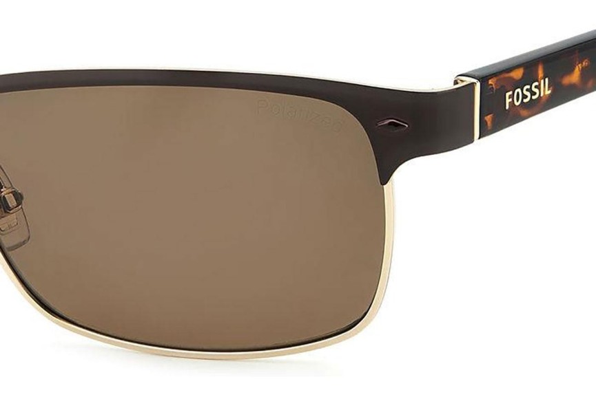 Sončna očala Fossil FOS3000/P/S 09Q/SP Polarized Kvadratna Rjava