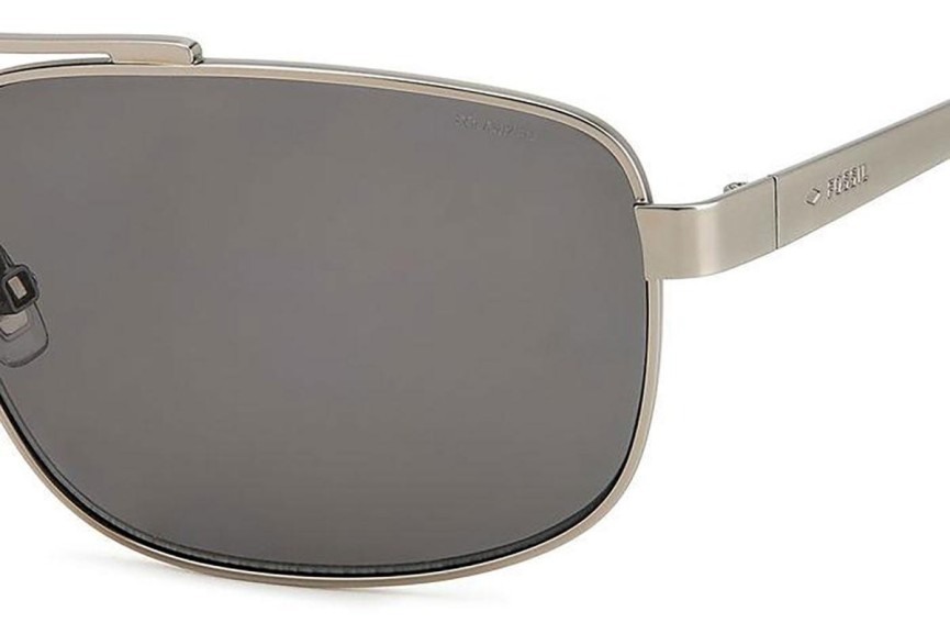 Sončna očala Fossil FOS2130/G/S R81/M9 Polarized Pravokotna Srebrna