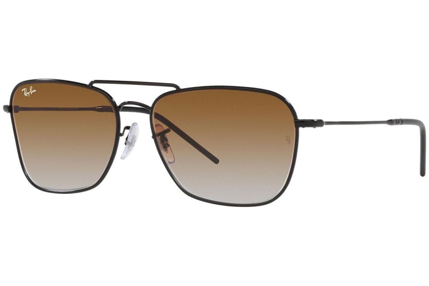 Sončna očala Ray-Ban Caravan Reverse RBR0102S 002/CB Pravokotna Črna