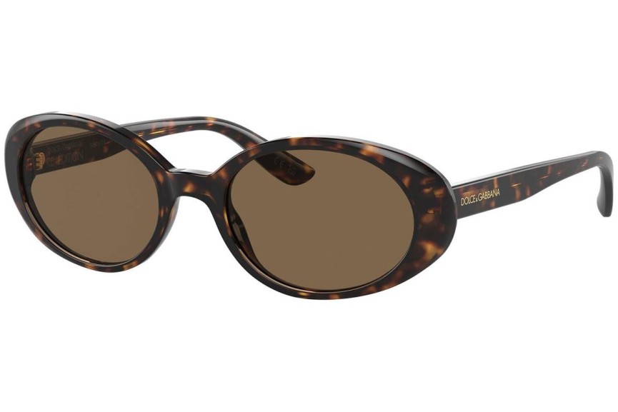 Sončna očala Dolce & Gabbana DG4443 502/73 Ovalna Havana