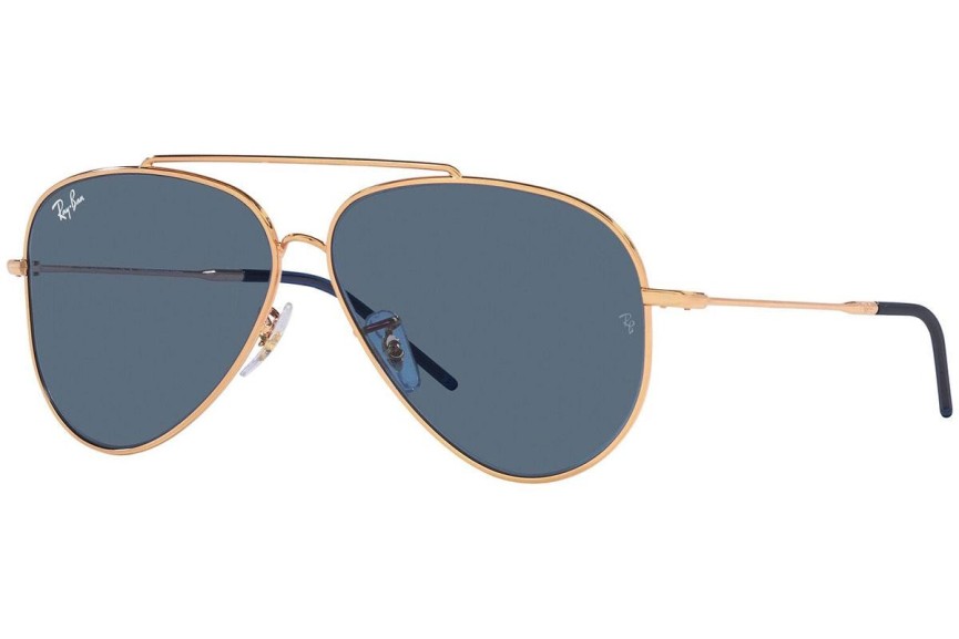 Sončna očala Ray-Ban Aviator Reverse RBR0101S 92023A Pilotska Zlata