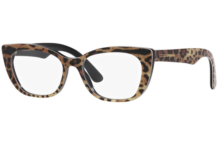 Očala Dolce & Gabbana DX3357 3163 Cat Eye Havana