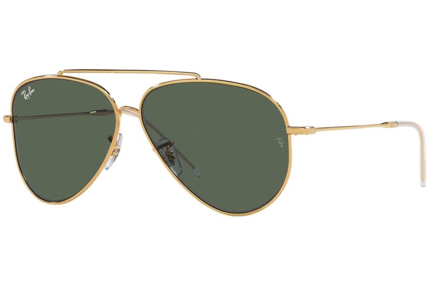 Sončna očala Ray-Ban Aviator Reverse RBR0101S 001/VR Pilotska Zlata