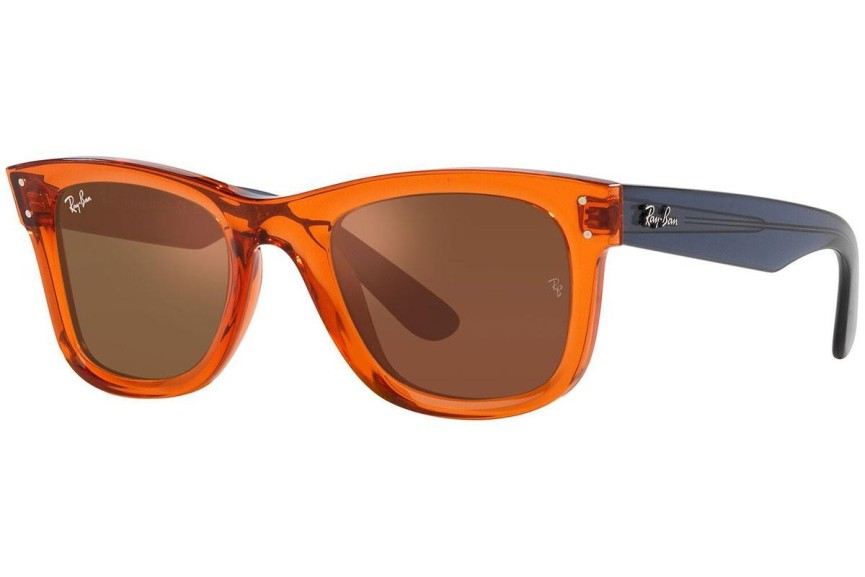 Sončna očala Ray-Ban Wayfarer Reverse RBR0502S 6712GM Kvadratna Oranžna