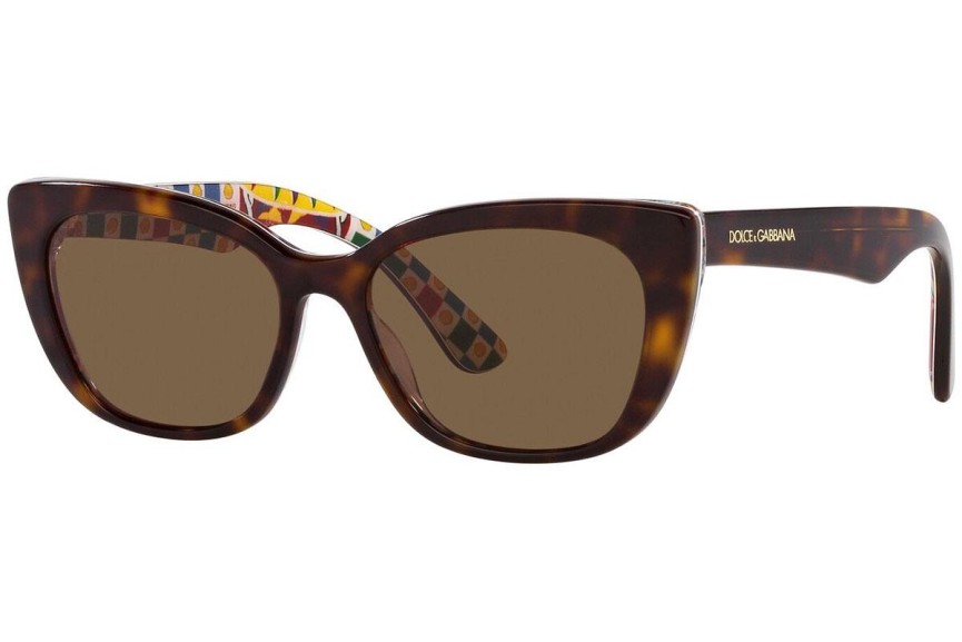 Sončna očala Dolce & Gabbana DX4427 321773 Cat Eye Havana