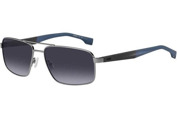 Sončna očala BOSS BOSS1580/S V84/1I Polarized Pilotska Srebrna