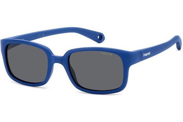 Sončna očala Polaroid Junior PLDK008/S FLL/M9 Polarized Pravokotna Modra