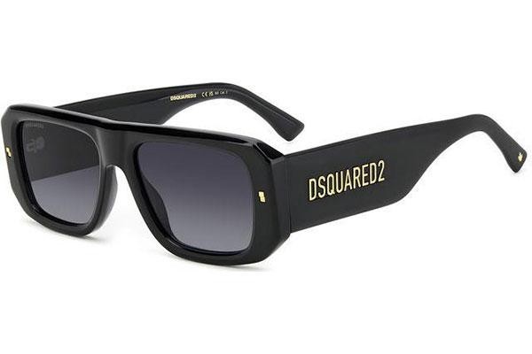 Sončna očala Dsquared2 D20107/S 807/9O Pravokotna Črna