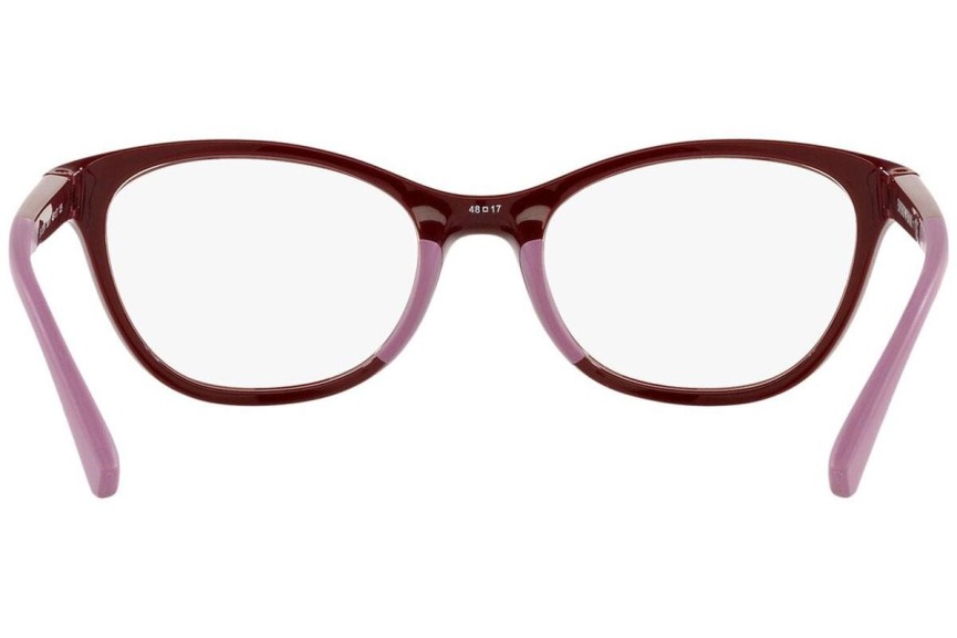 Očala Emporio Armani EA3204 5077 Cat Eye Rdeča