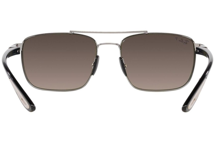 Sončna očala Ray-Ban RB3715M F0845J Polarized Pilotska Srebrna