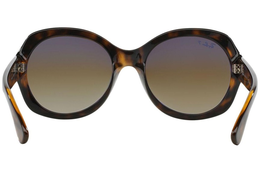 Sončna očala Ray-Ban RB4191 710/T5 Polarized Okrogla Havana