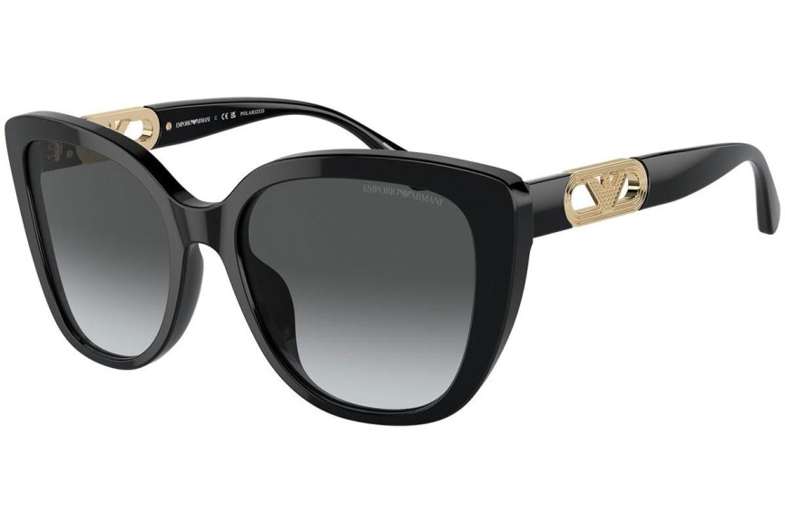 Sončna očala Emporio Armani EA4214U 50178G Polarized Cat Eye Črna