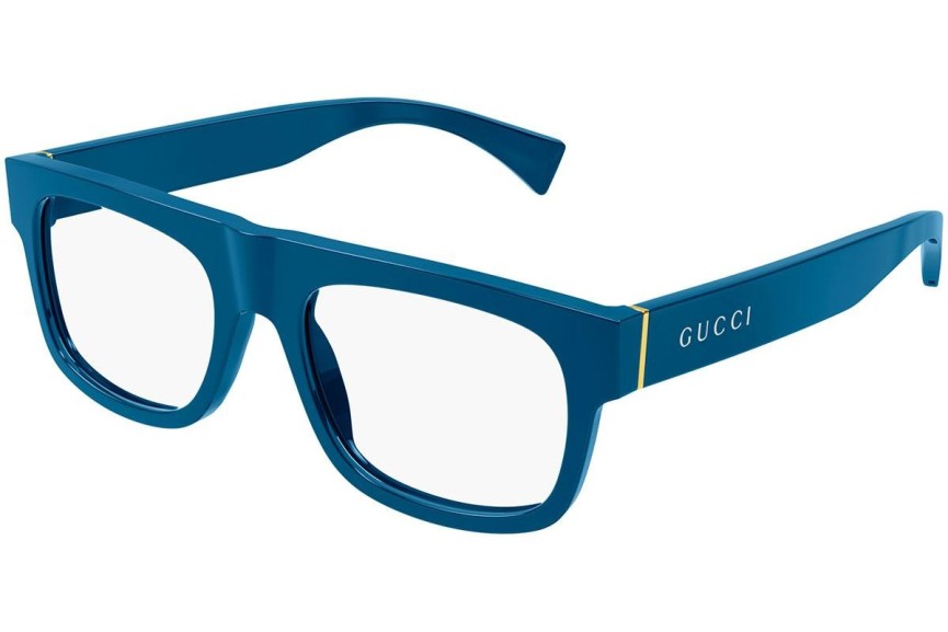 Očala Gucci GG1137O 004 Flat Top Modra