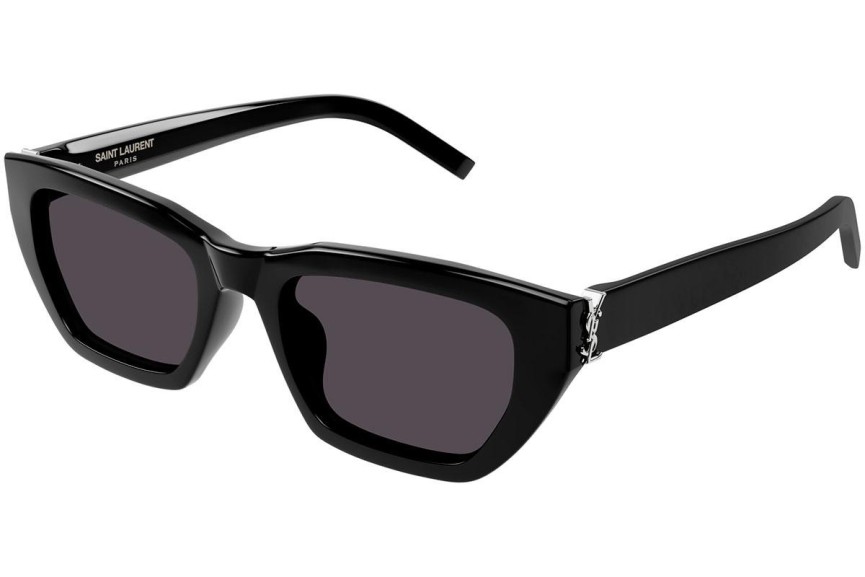 Sončna očala Saint Laurent SLM127/F 001 Cat Eye Črna