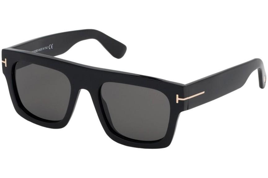 Sončna očala Tom Ford Fausto FT0711 01A Flat Top Črna