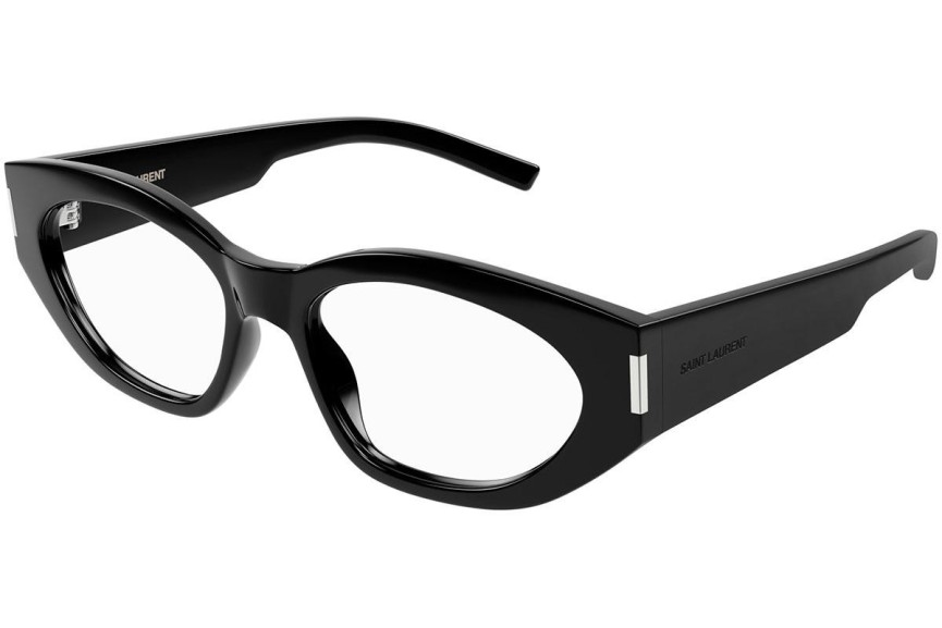 Očala Saint Laurent SL638OPT 001 blue-light [non-prescription] Cat Eye Črna