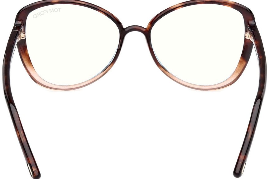 Očala Tom Ford FT5907-B 056 Cat Eye Havana