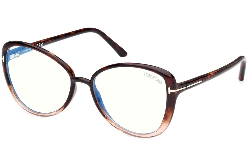 Očala Tom Ford FT5907-B 056 Cat Eye Havana