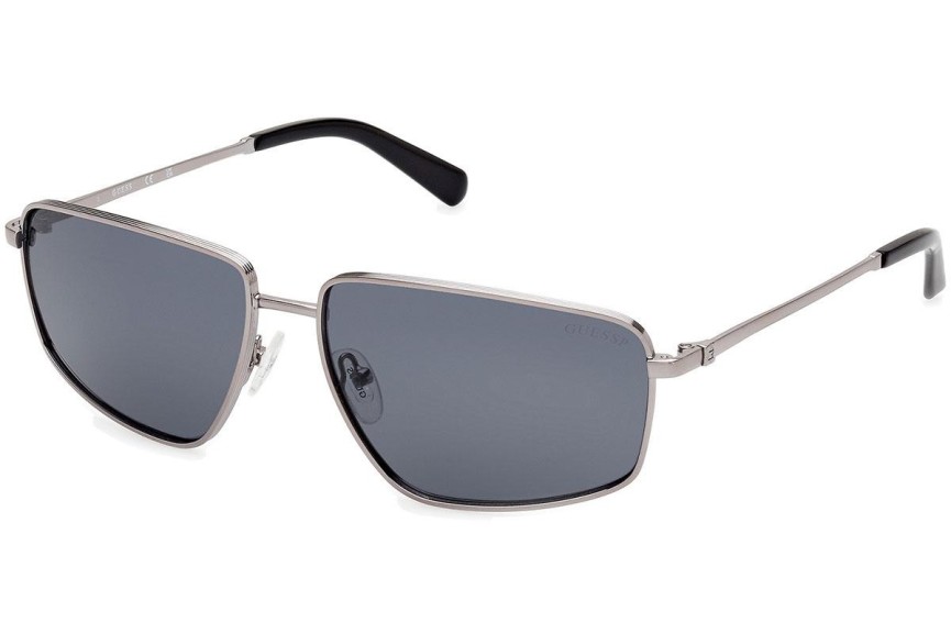 Sončna očala Guess GU00088 08D Polarized Pravokotna Srebrna