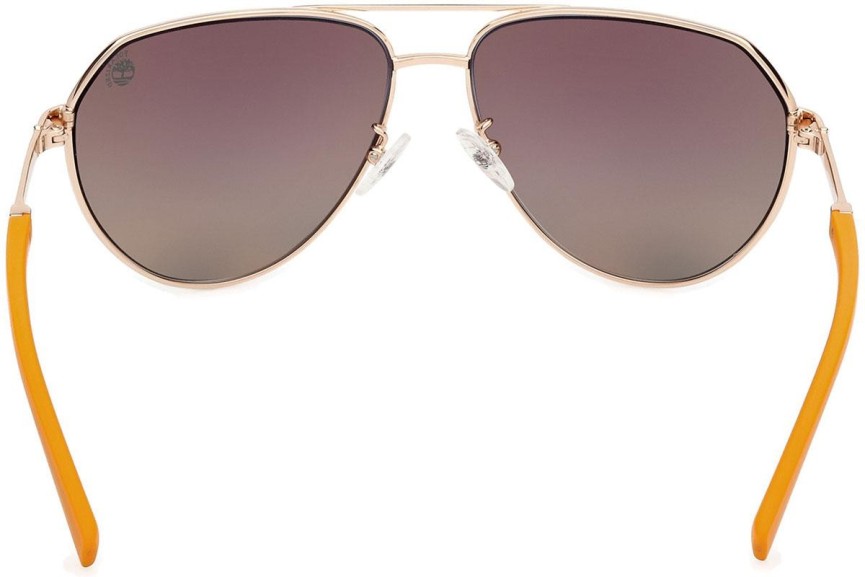 Sončna očala Timberland TB9340-H 32D Polarized Pilotska Zlata