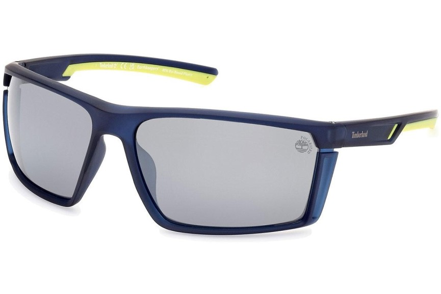 Sončna očala Timberland TB9333 91D Polarized Kvadratna Modra