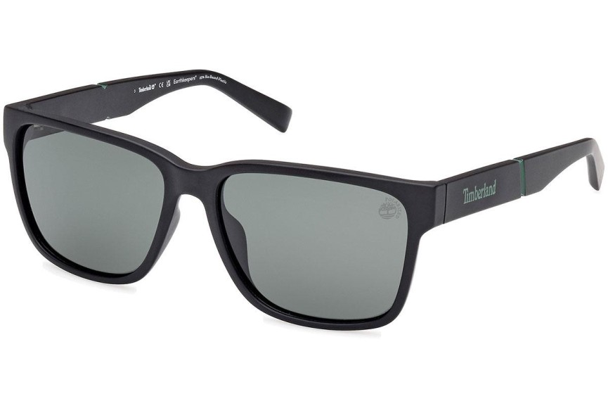 Sončna očala Timberland TB9335-H 02R Polarized Kvadratna Črna