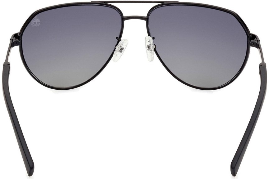 Sončna očala Timberland TB9340-H 02D Polarized Pilotska Črna