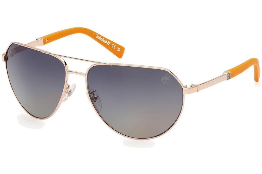 Sončna očala Timberland TB9340-H 32D Polarized Pilotska Zlata