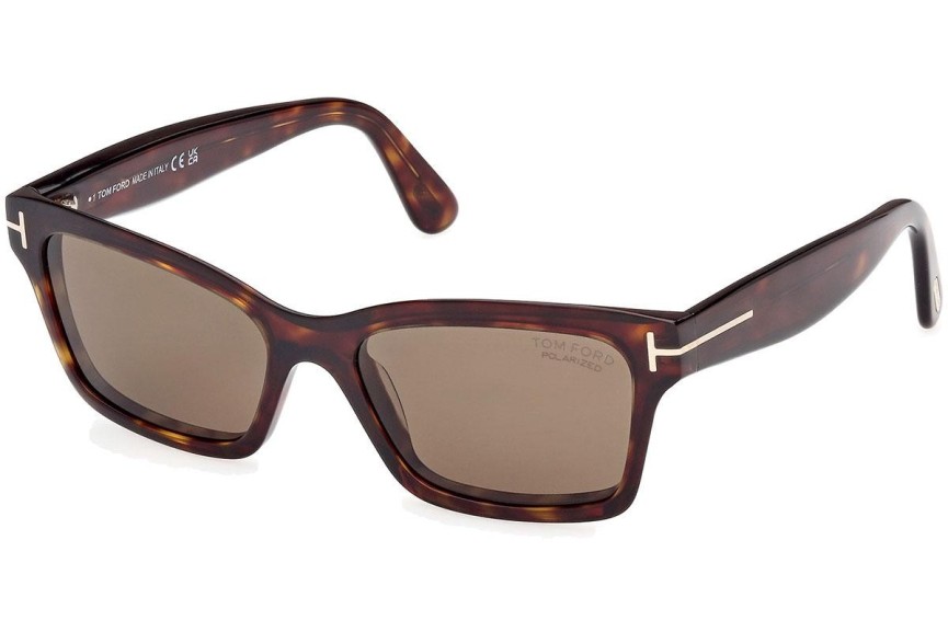 Sončna očala Tom Ford Mikel FT1085 52H Polarized Kvadratna Havana