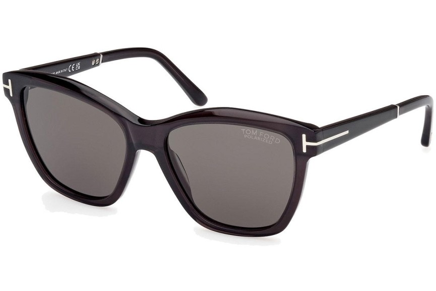 Sončna očala Tom Ford Lucia FT1087 05D Polarized Kvadratna Črna