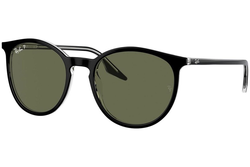 Sončna očala Ray-Ban RB2204 919/58 Polarized Okrogla Črna