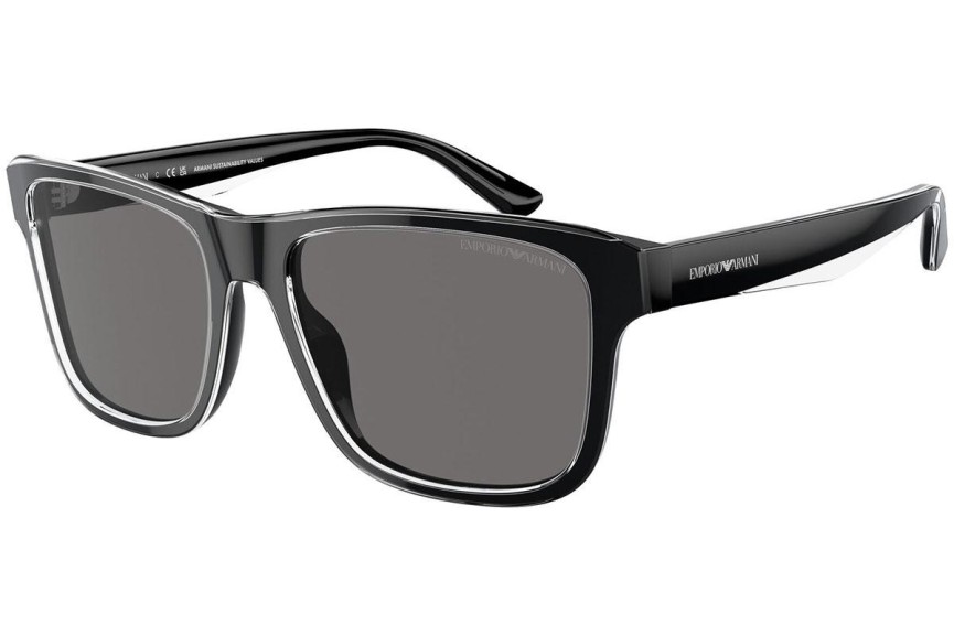 Sončna očala Emporio Armani EA4208 605187 Polarized Pravokotna Črna