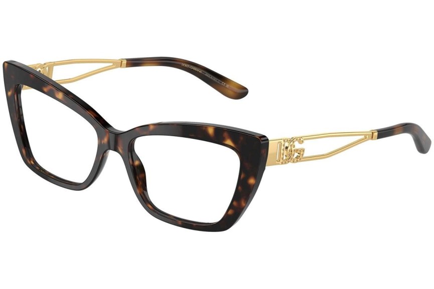 Očala Dolce & Gabbana DG3375B 502 Cat Eye Havana