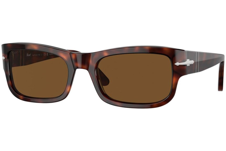 Sončna očala Persol PO3326S 24/57 Polarized Pravokotna Havana