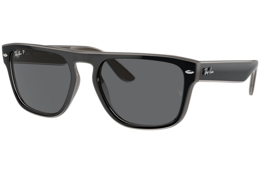 Sončna očala Ray-Ban RB4407 673381 Polarized Kvadratna Črna