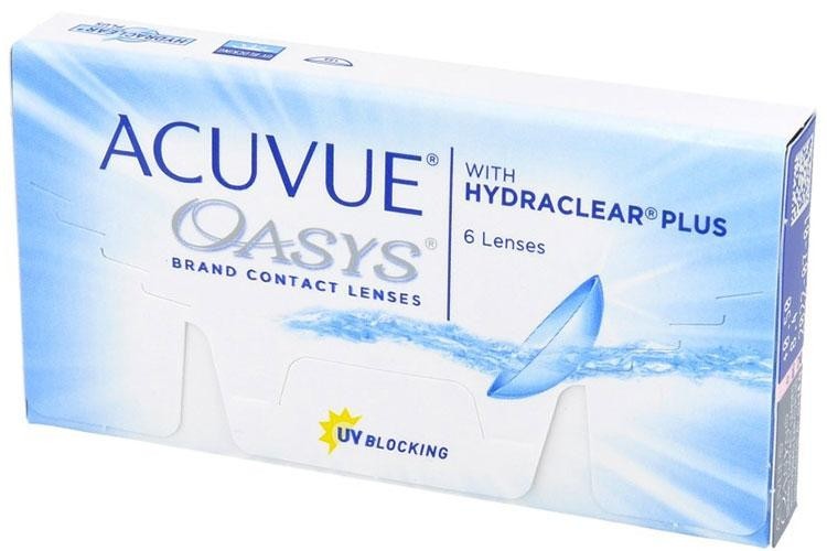 Kontaktne leče Dvotedenske Acuvue Oasys (6 leč)