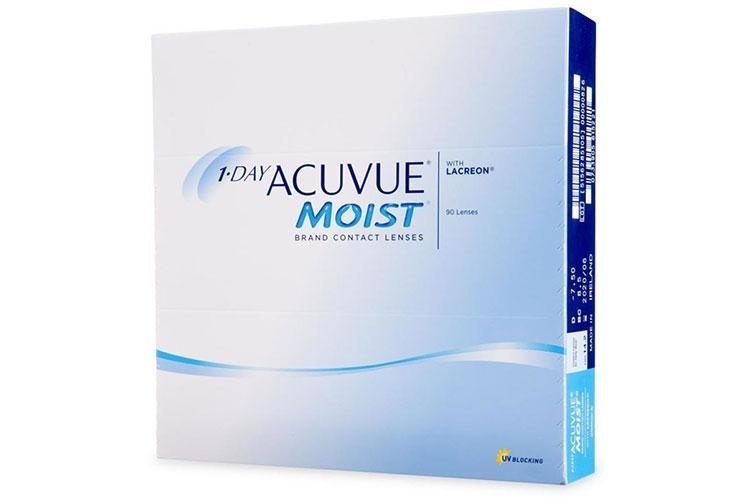 Kontaktne leče Dnevne 1 Day Acuvue Moist (90 leč)