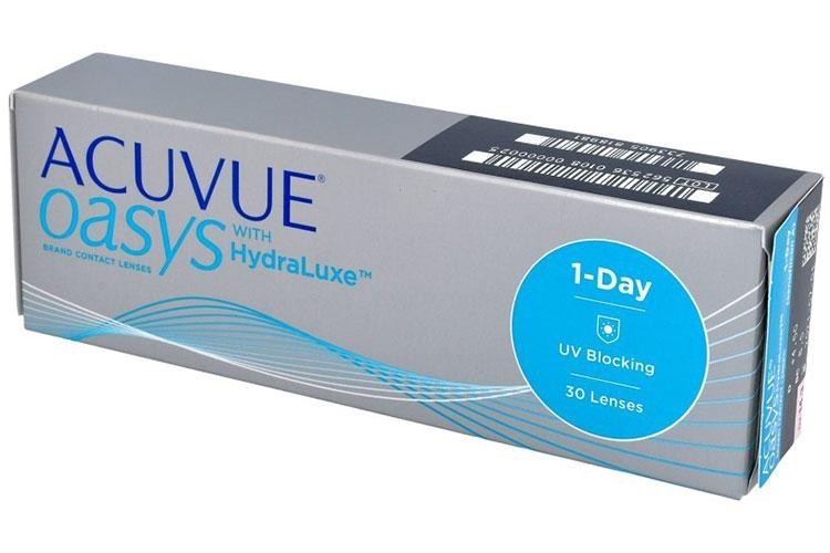 Kontaktne leče Dnevne Acuvue Oasys 1-Day s Hydraluxeom (30 leč)