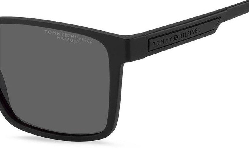 Sončna očala Tommy Hilfiger TH2088/S 003/M9 Polarized Pravokotna Črna