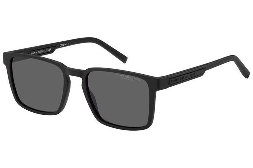 Sončna očala Tommy Hilfiger TH2088/S 003/M9 Polarized Pravokotna Črna