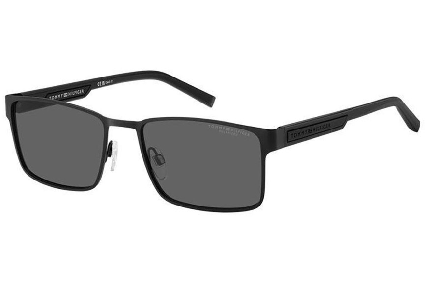 Sončna očala Tommy Hilfiger TH2087/S 003/M9 Polarized Pravokotna Črna