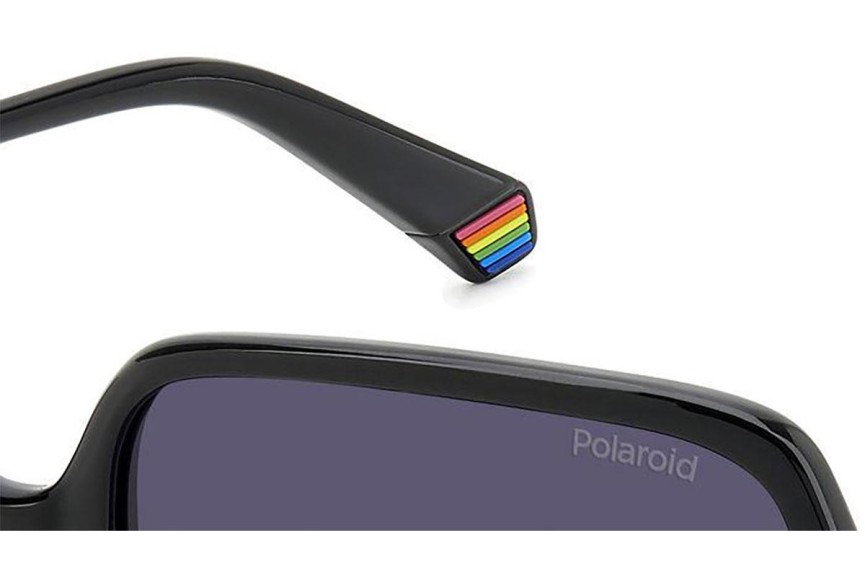 Sončna očala Polaroid PLD6219/S 807/WJ Polarized Kvadratna Črna