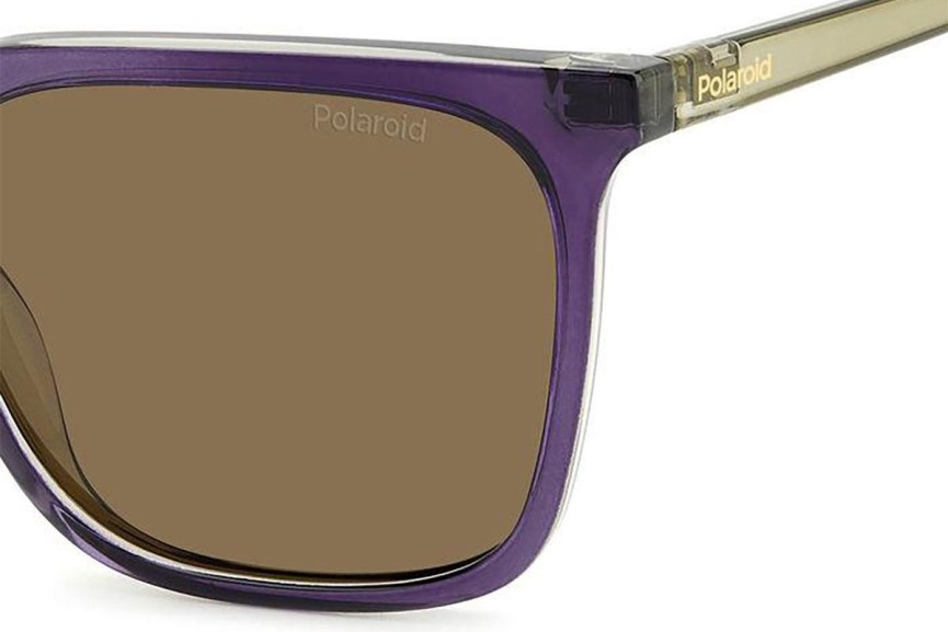 Sončna očala Polaroid PLD4163/S S2N/SP Polarized Pilotska Vijolična