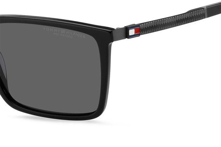 Sončna očala Tommy Hilfiger TH2077/S 807/M9 Polarized Pravokotna Črna